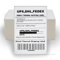 Fanfold 4x6 direct thermal shipping labels